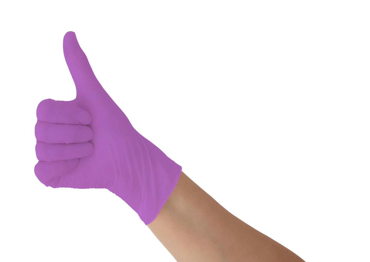 peppler nitril color lilac® | Nitrilhandschuh | Größe XS | lila