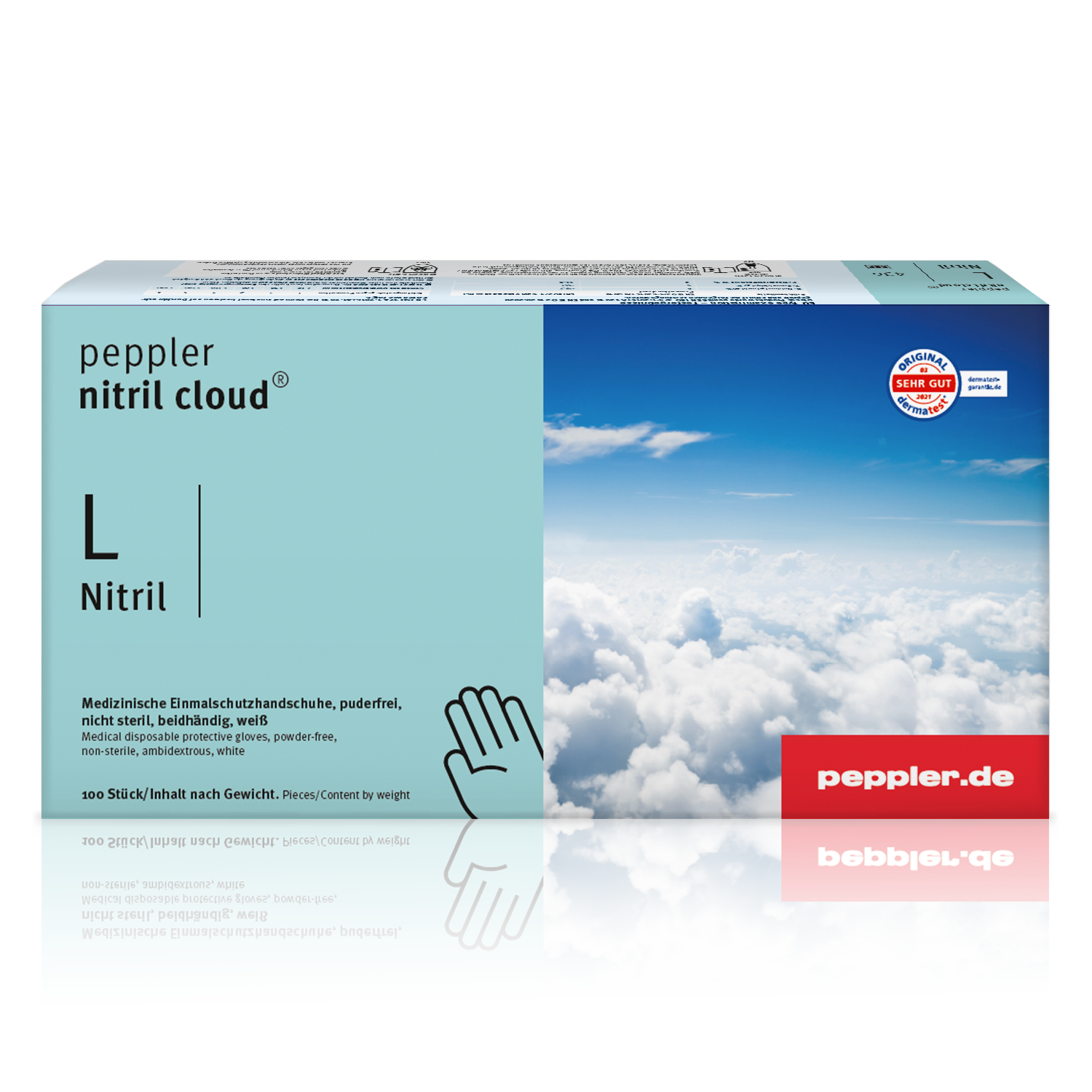Gratis Muster | peppler nitril cloud ® | Nitrilhandschuh