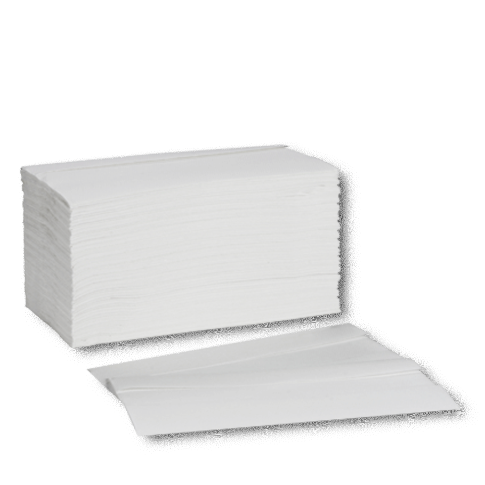 Papierhandtücher | weiß  | C-Falz | 23 x 31 cm