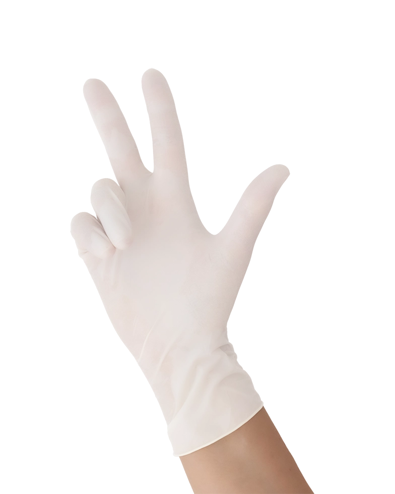 peppler nitril basic® | Nitrilhandschuh | weiß | Größe M