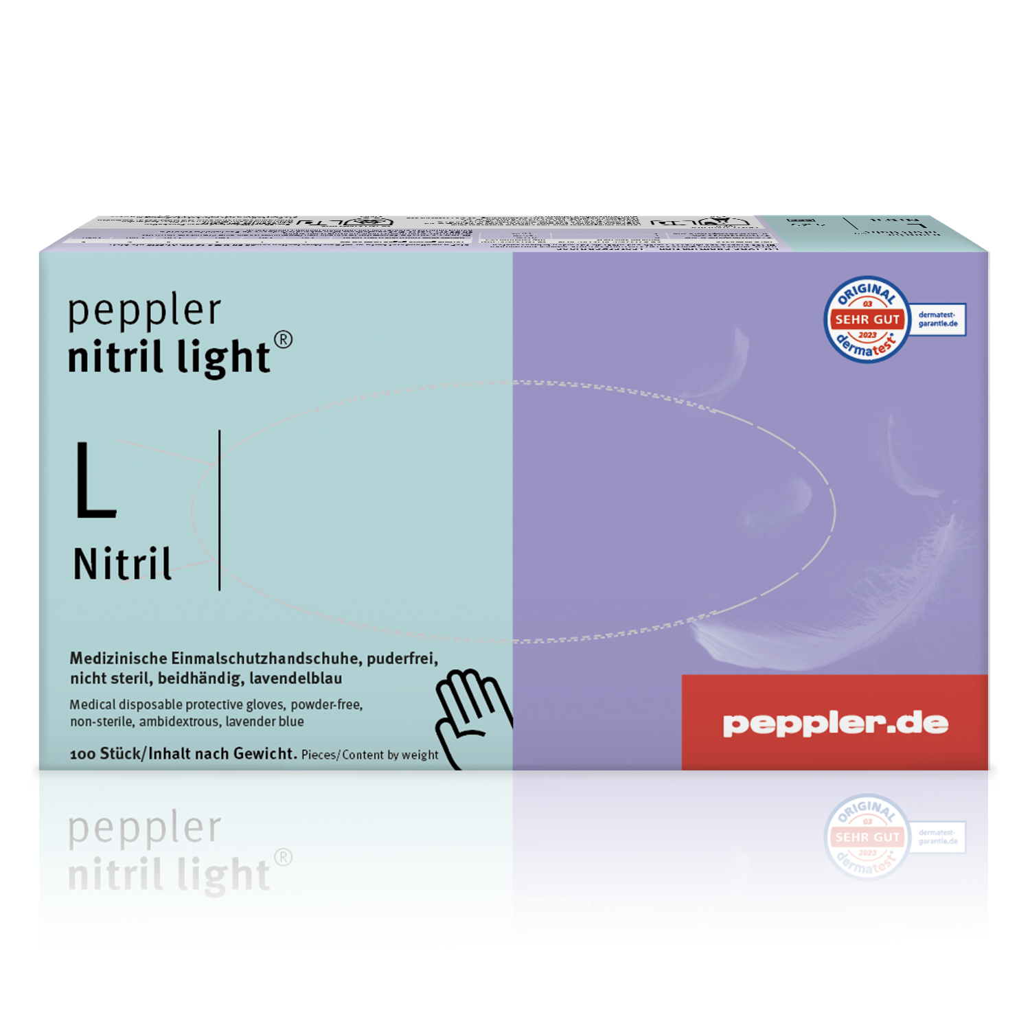 Gratis Muster | peppler nitril light® | Nitrilhandschuh